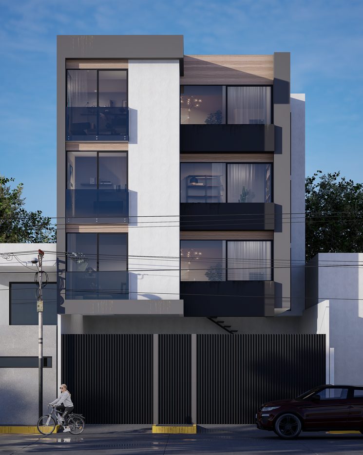 Render de Torre Rubí en Balcones del Valle